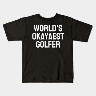 golfer Kids T-Shirt